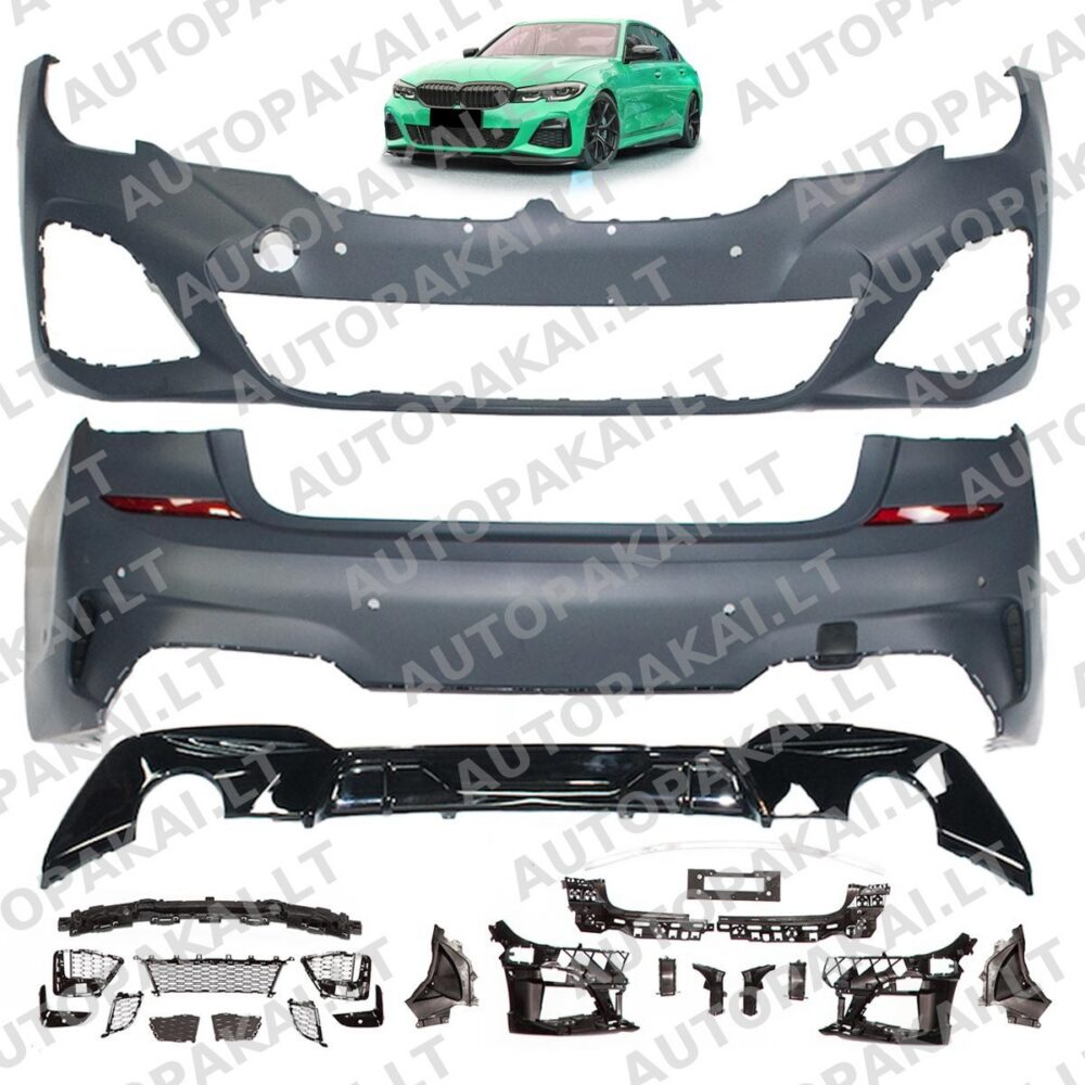 Bodykit Bumper Set suitable for BMW 3 (G20) Sedan Pre-Facelift 2019-2022