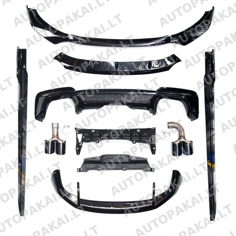 Bodykit Bumper Set Gloss Black for BMW X3 (G01) Pre-Facelift 2017-2021