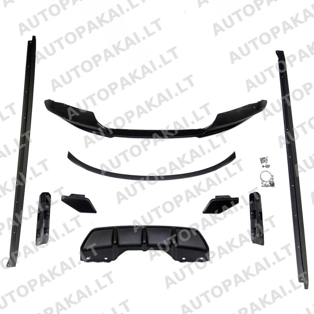 Bodykit Bumper Set Matt Black suitable for BMW X6 (F16) 2014-2019