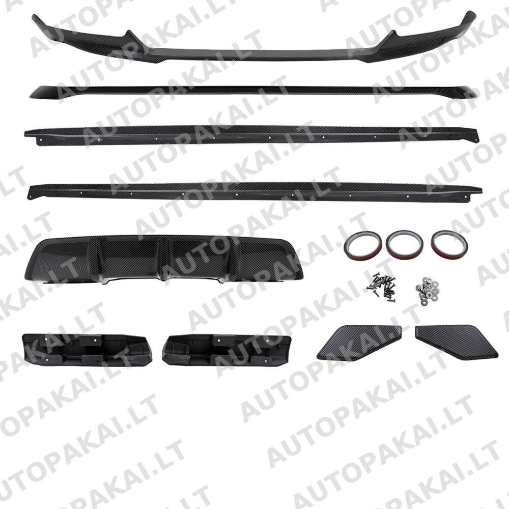 Bodykit Bumper Set Carbon look suitable for BMW X6 (F16) 2014-2019