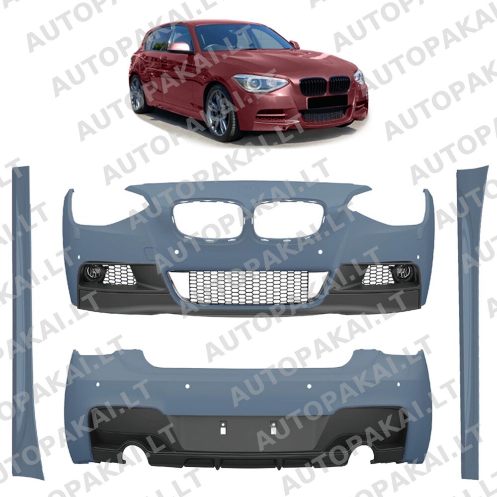 Bodykit Bumper Set PDC SRA for BMW 1 (F20) Hatchback Pre-Facelift 11-15 -O–O- P