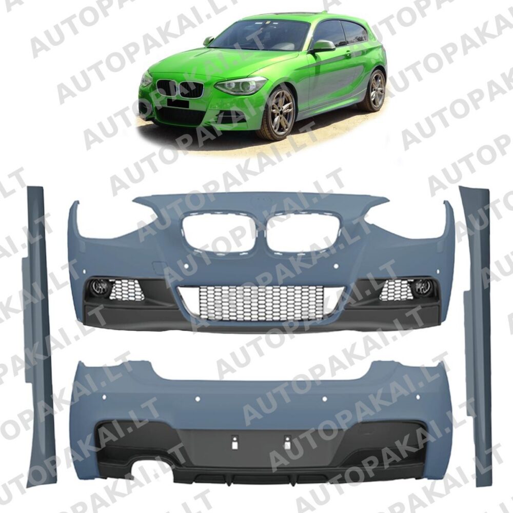 Bodykit Bumper Set PDC SRA for BMW 1 (F21) Hatchback Pre-Facelift 11-15 -OO— P