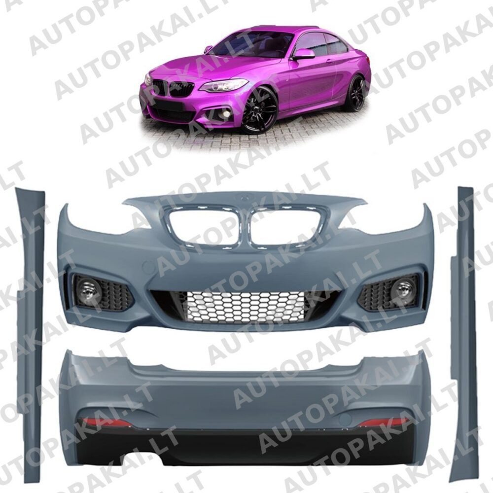 Bodykit Bumper Set PDC SRA for BMW 2 (F22) Coupe (F23) Convertible 12-20