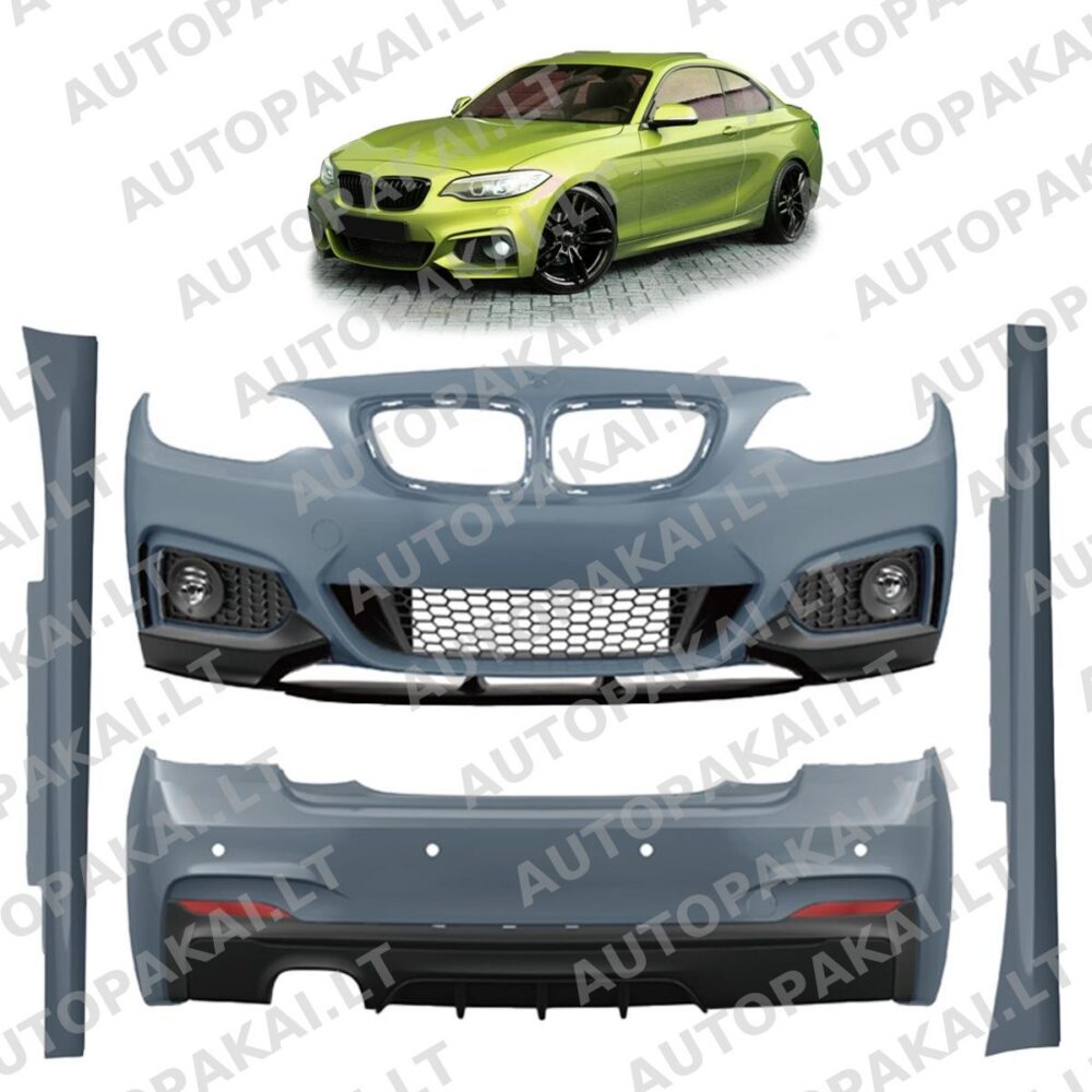 Bodykit Bumper Set PDC SRA for BMW 2 (F22) Coupe (F23) Convertible 12-20