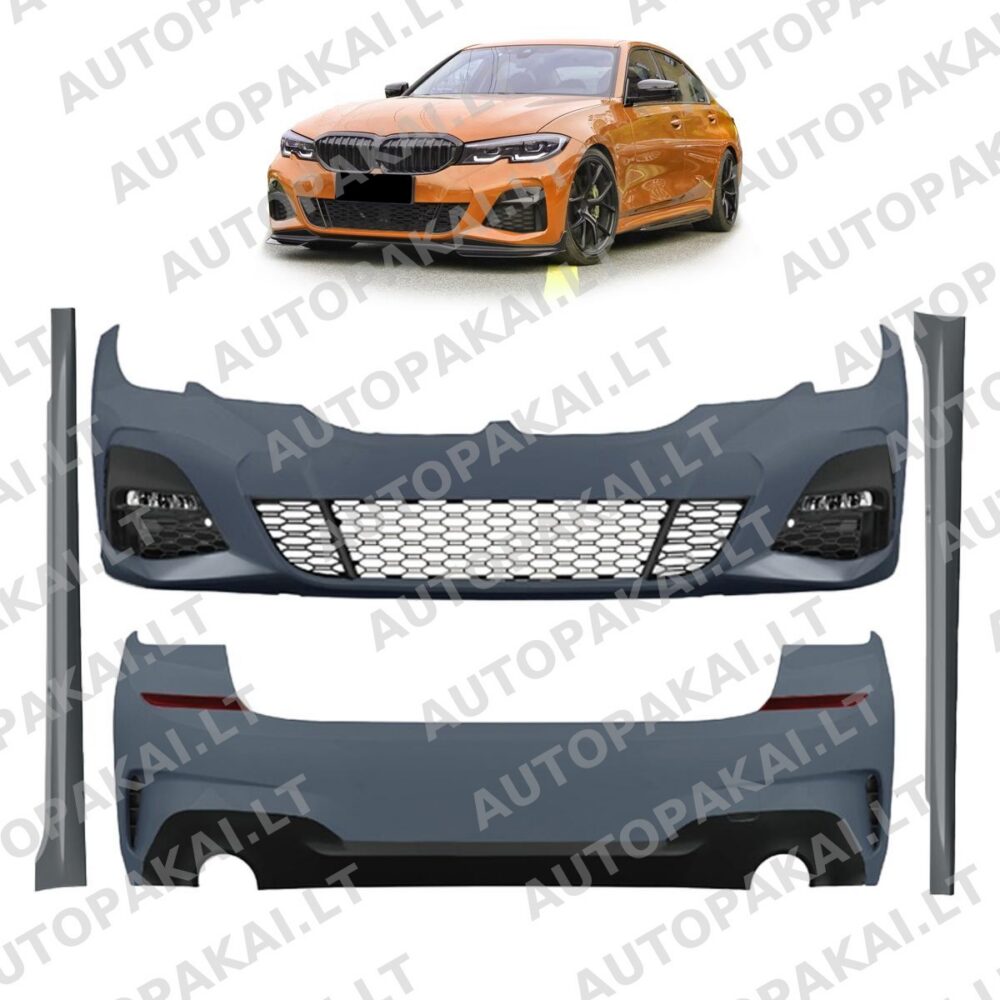 Bodykit Bumper Set PDC Fog Lights for BMW 3 (G20) Pre-Facelift 19->
