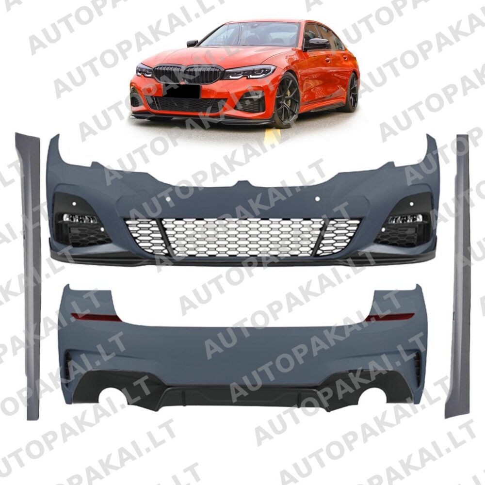 Bodykit Bumper Set PDC Fog Lights for BMW 3 (G20) Pre-Facelift 19->