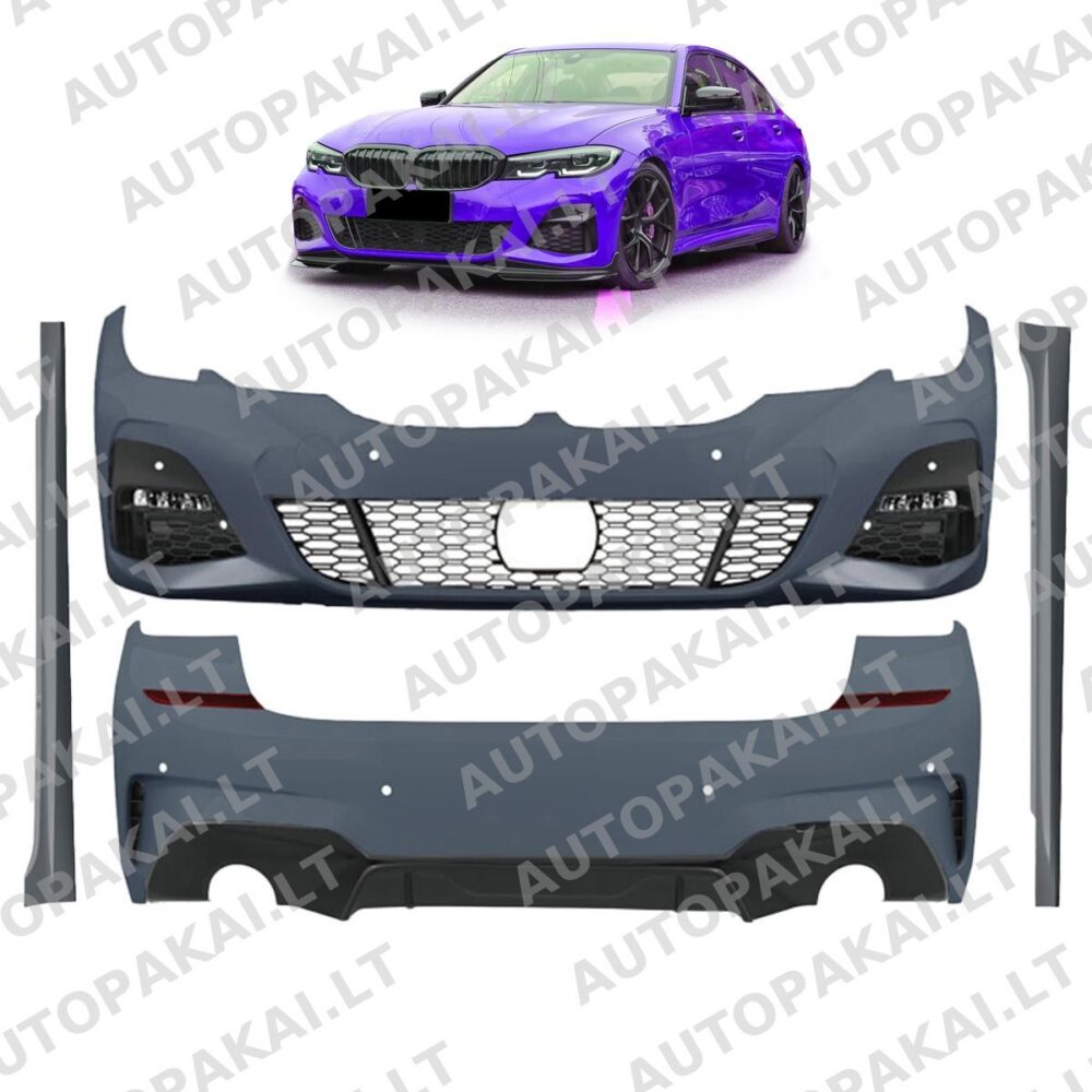 Bodykit Bumper Set PDC ACC Fog Lights for BMW 3 (G20) Pre-Facelift 19->