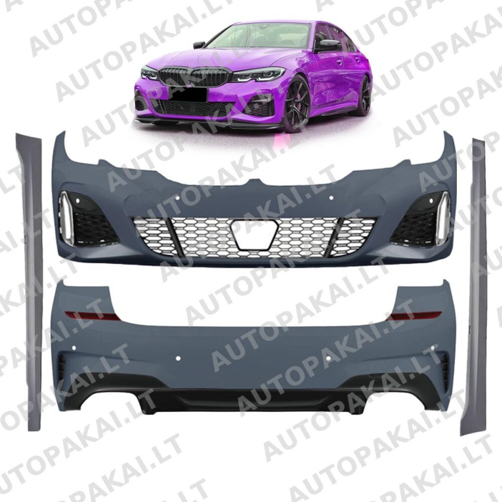 BMW 3 (G20) sedano (2019->) kėbulo komplektas su PDC ir ACC bamperiais