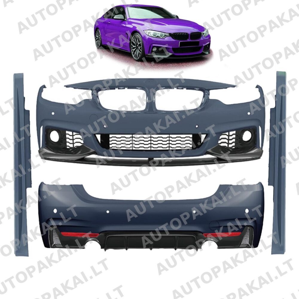 Bodykit Bumper Set PDC SRA for BMW 4 (F32) Coupe 4 (F33) Convertible 13-20
