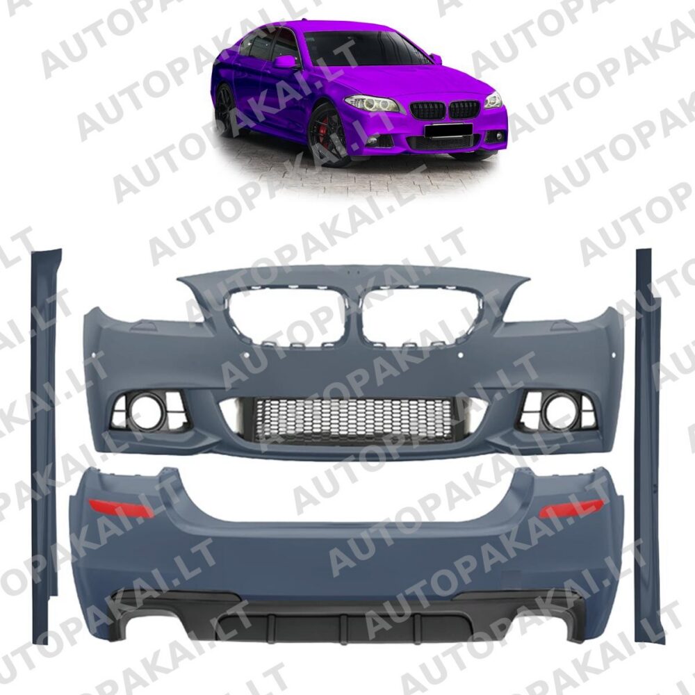 Bodykit Bumper Set PDC SRA for BMW 5 (F10) Sedan Facelift 2013-2017