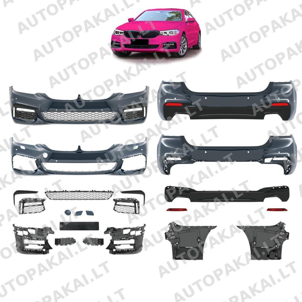 Bodykit Bumper Set PDC SRA ACC for BMW 5 (G30) Sedan Pre-Facelift 17-20