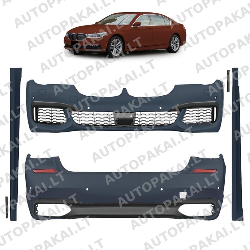 Bodykit Bumper Set PDC SRA for BMW 7 (G11, SWB) Pre-Facelift 15-18