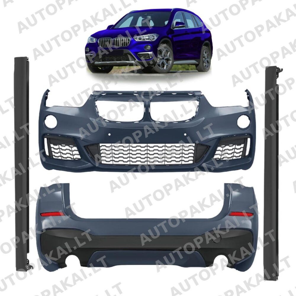 Bodykit Bumper Set PDC SRA suitable for BMW X1 F48 Pre-Facelift 14-19