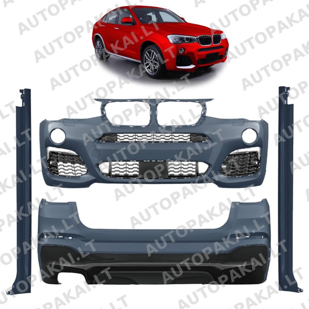 Bodykit Bumper Set with PDC SRA suitable for BMW X4 F26 14-18