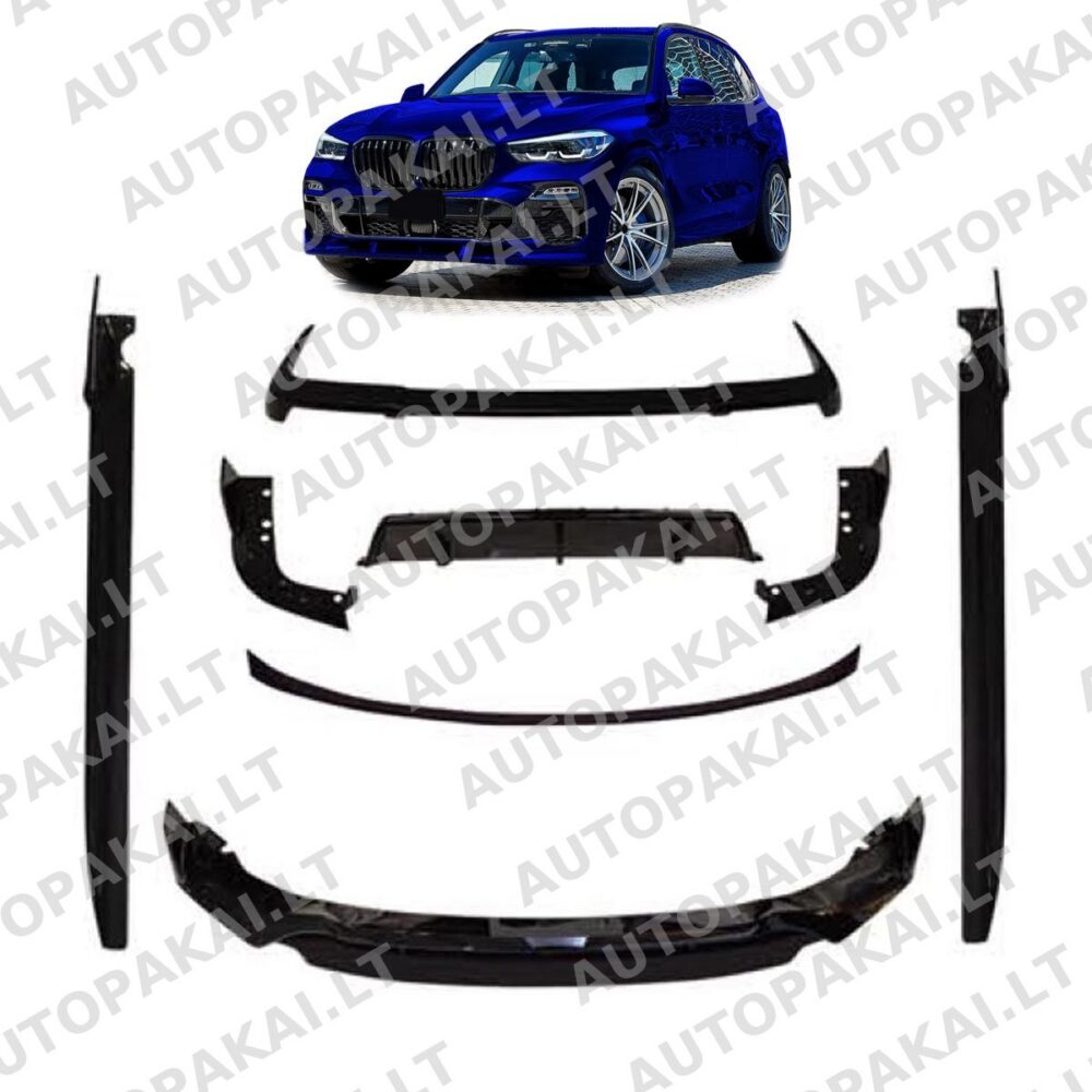 Bodykit Bumper Set Gloss Black for BMW X5 (G05) Pre-Facelift 2019-2023