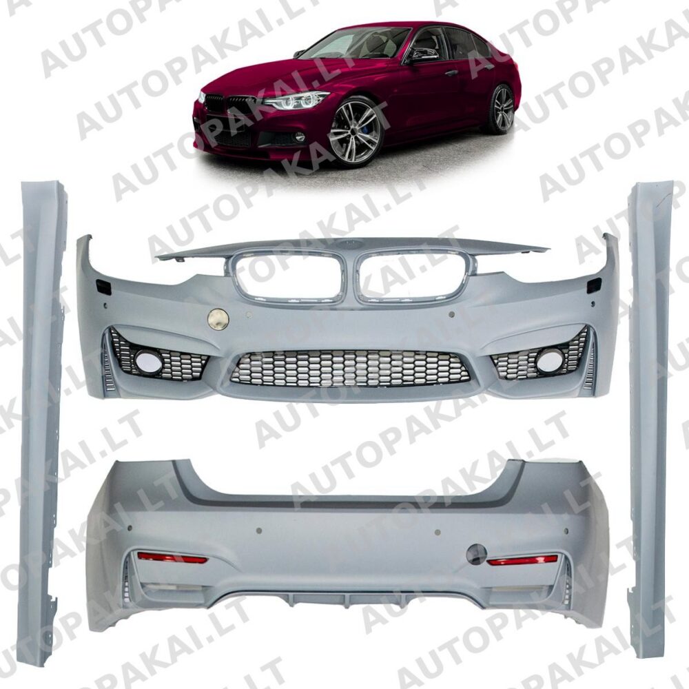 Bodykit Bumper Set PDC SRA suitable for BMW 3 (F30) Sedan 2012-2018