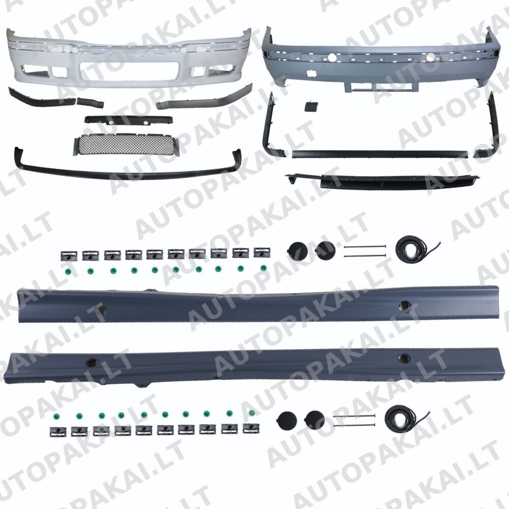 Bodykit Bumper Set sideskirts for BMW E36 90-99 Coupe/Cabrio/Sedan/Touring
