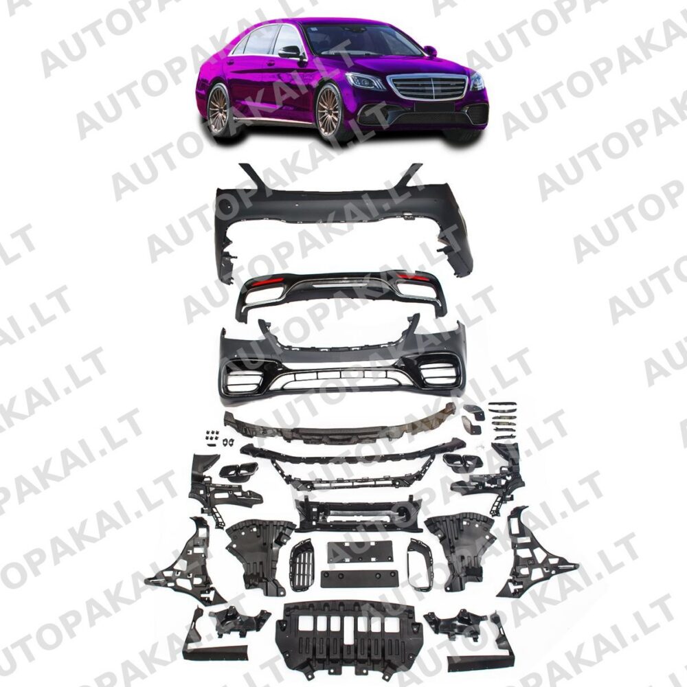 Bodykit Bumper Set suitable for MERCEDES S-Class (W222) Facelift 2017-2020