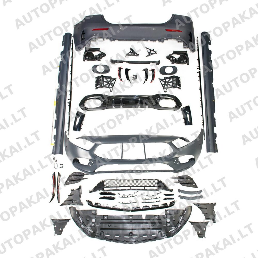 Kėbulo komplektas, buferių komplektas PDC, skirtas MERCEDES A klasės (V177) sedanui 2019->