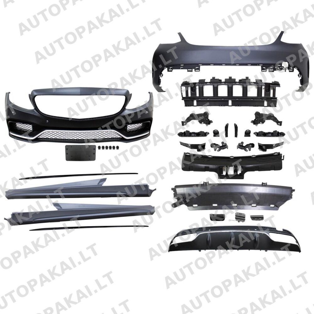 Bodykit Bumper Set PDC for MERCEDES C-Class (W205) Sedan 2015-2022