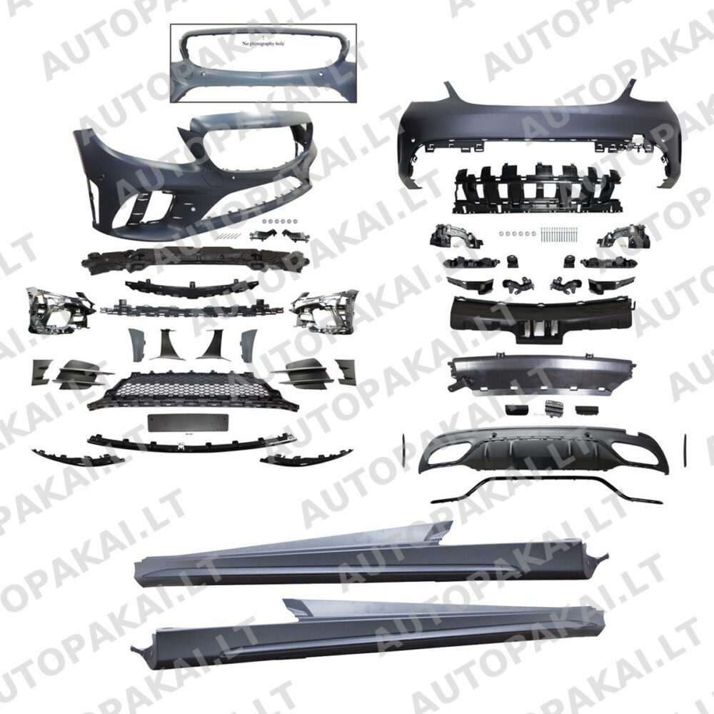 Bodykit Bumper Set PDC for MERCEDES C-Class (W205) Sedan 2015-2022