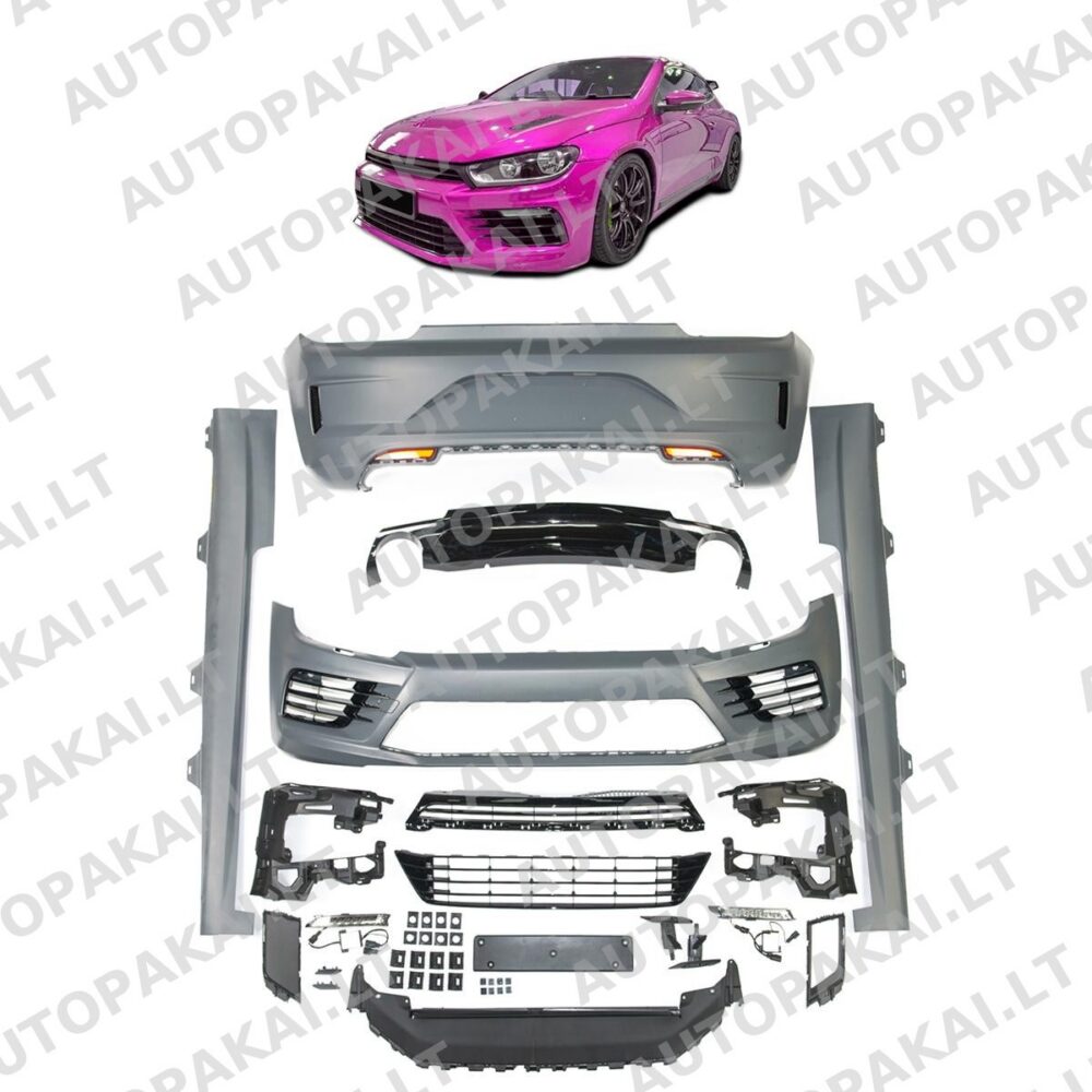 VW SCIROCCO III Facelift 2014-2017 LED DRL bamperių komplektas SRA