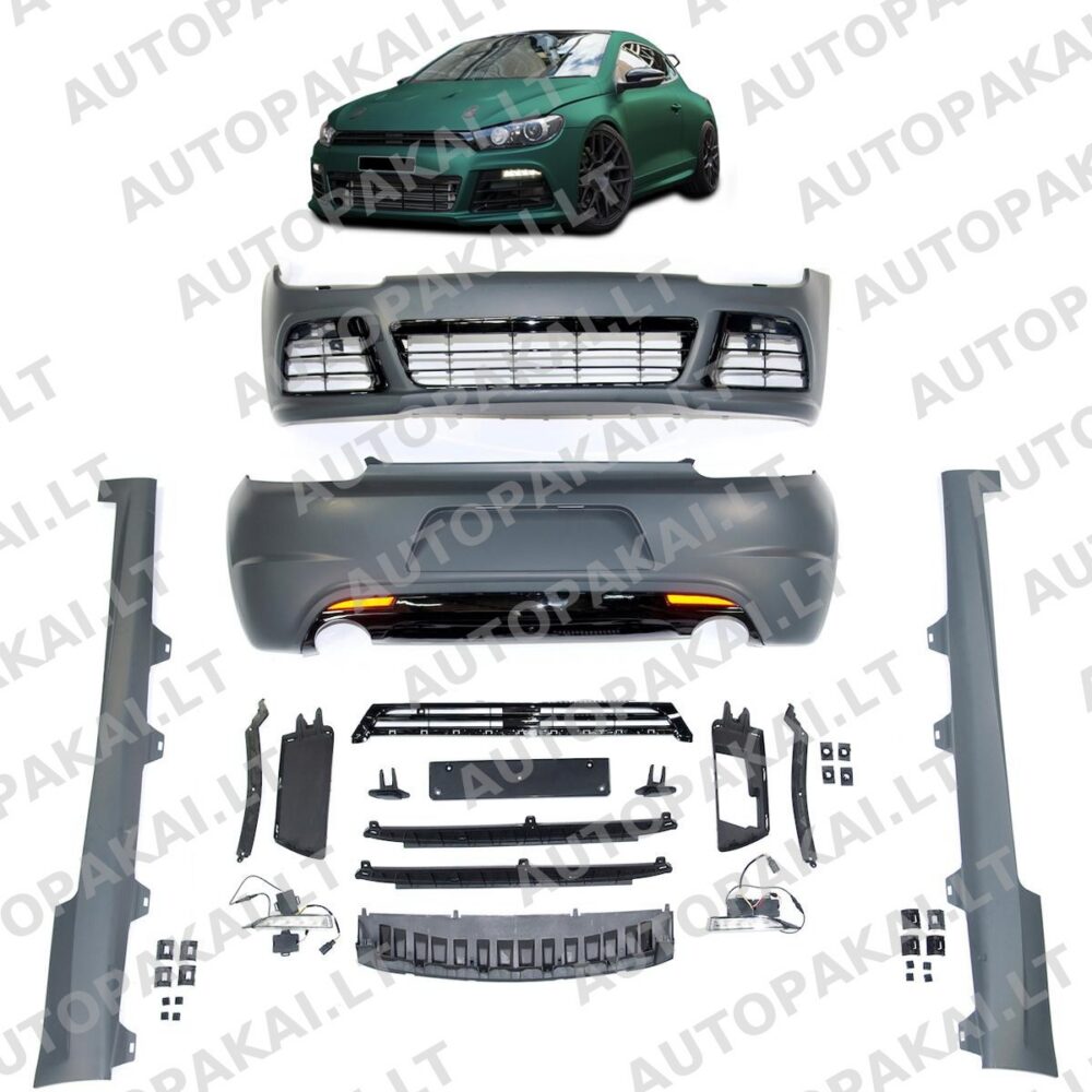 Bodykit Bumper Set SRA LED DRL for VW SCIROCCO III Pre-Facelift 2008-2014
