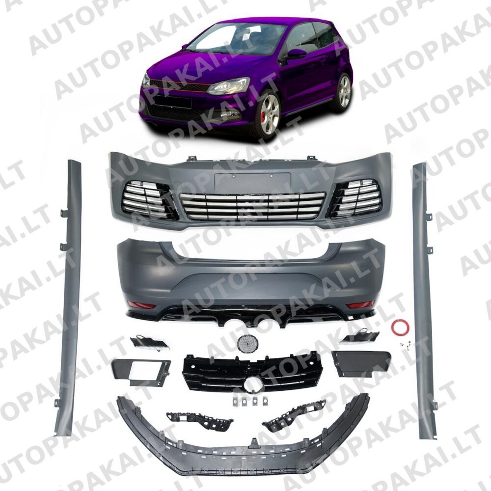 LED DRL žibintų komplektas VW POLO V (6R, 6C) 2009-2017 modeliams