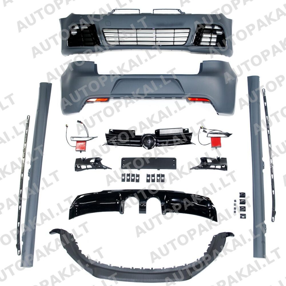 Bodykit Bumper Set SRA LED DRL suitable for VW GOLF 6 2008-2012