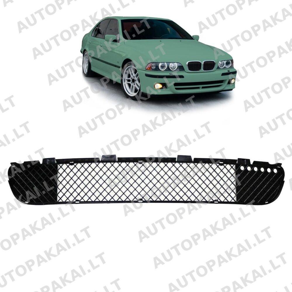 Front Bumper Mesh Center Grille suitable for BMW 5 E39 Sedan Touring 96-03 M5