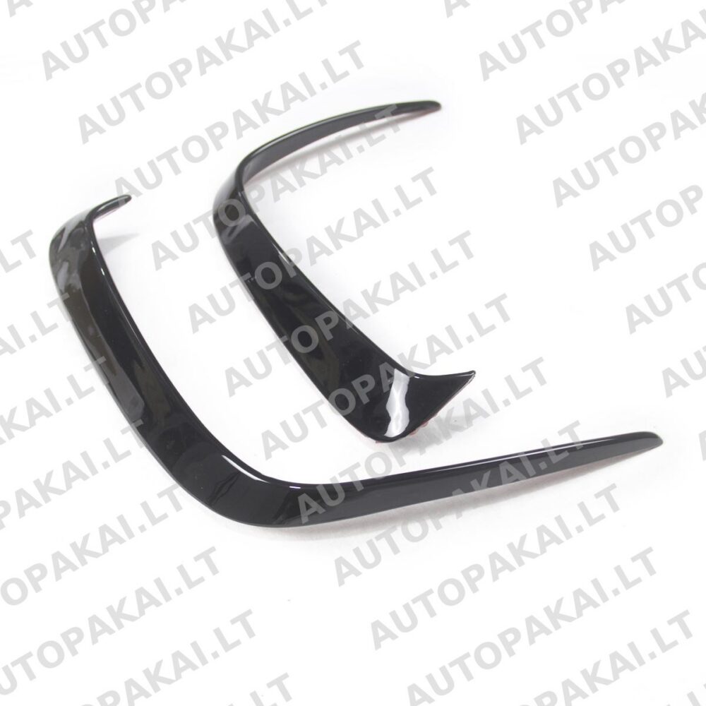 Galinio bamperio ventiliacijos angos, blizgios juodos, tinkančios MERCEDES A-klasei W176 12-15.