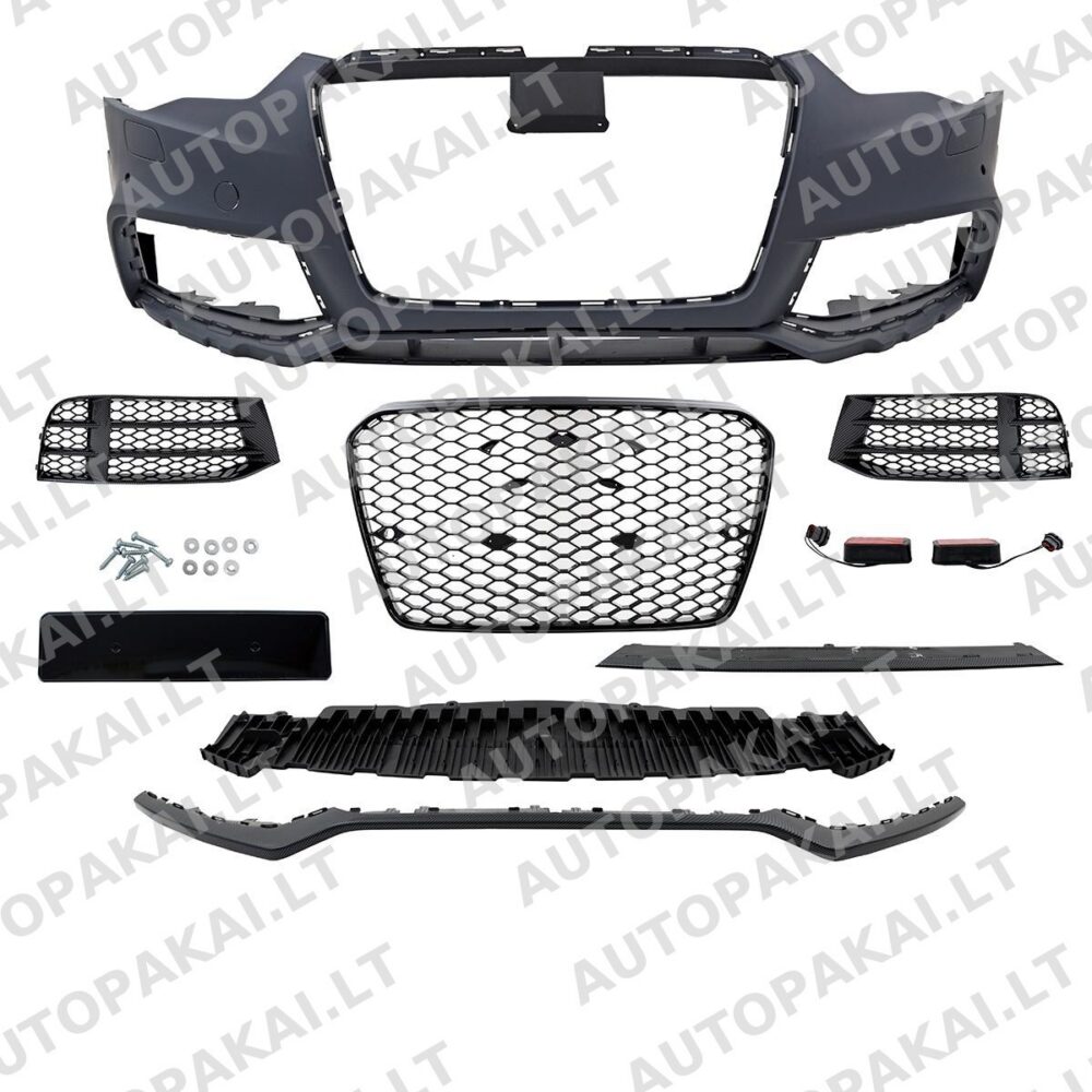 Bumper Front + Grille for AUDI A5 8T Facelift 11-15