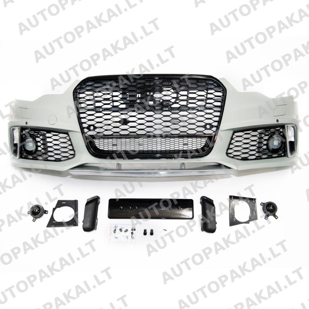 Front Bumper + Grille PDC + SRA suitable for AUDI A6 C7 4G Sedan Avant 11-15