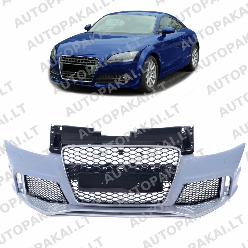 Priekinis bamperis su grotelėmis PDC SRA AUDI TT (8J) Coupe Roadster 2007-2014