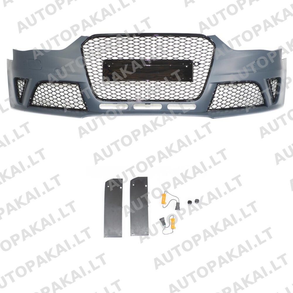 Bumper Front With Grille for AUDI A4 B8 (8K) Sedan Avant Facelift 12-15