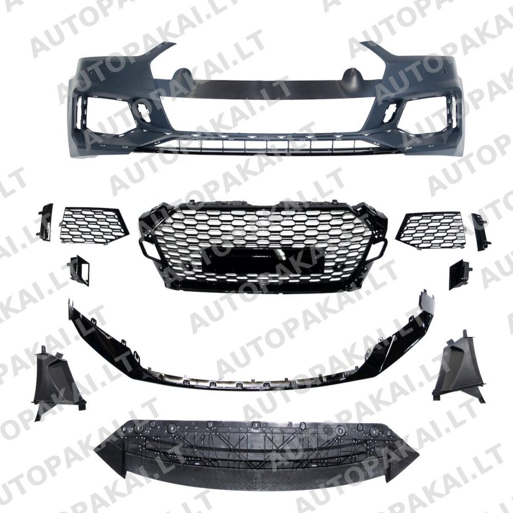 Front Bumper + Grille PDC + SRA  for AUDI A5 F5 Coupe Sportback Cabrio 16-19