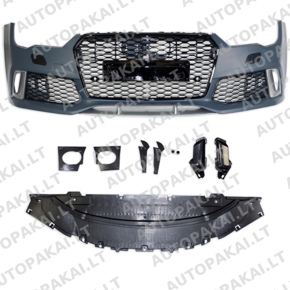 Priekinis bamperis + grotelės AUDI A7 (4G) Sportback Facelift 2015-2019