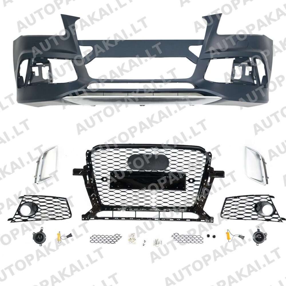 Front Bumper With Grille PDC + SRA suitable for AUDI Q5 8R Facelift 12-15