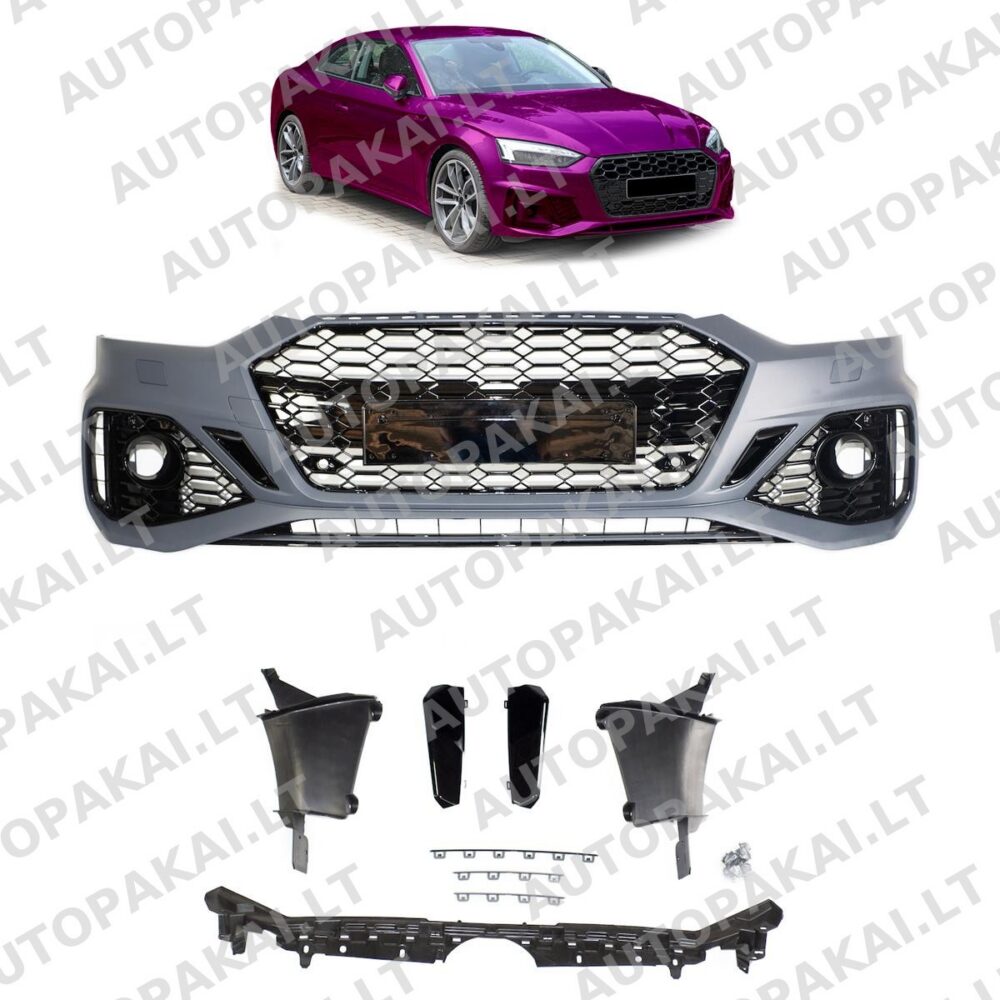Front Bumper + Grille PDC SRA  for AUDI A5 F5 Coupe Sportback Cabrio 20-24