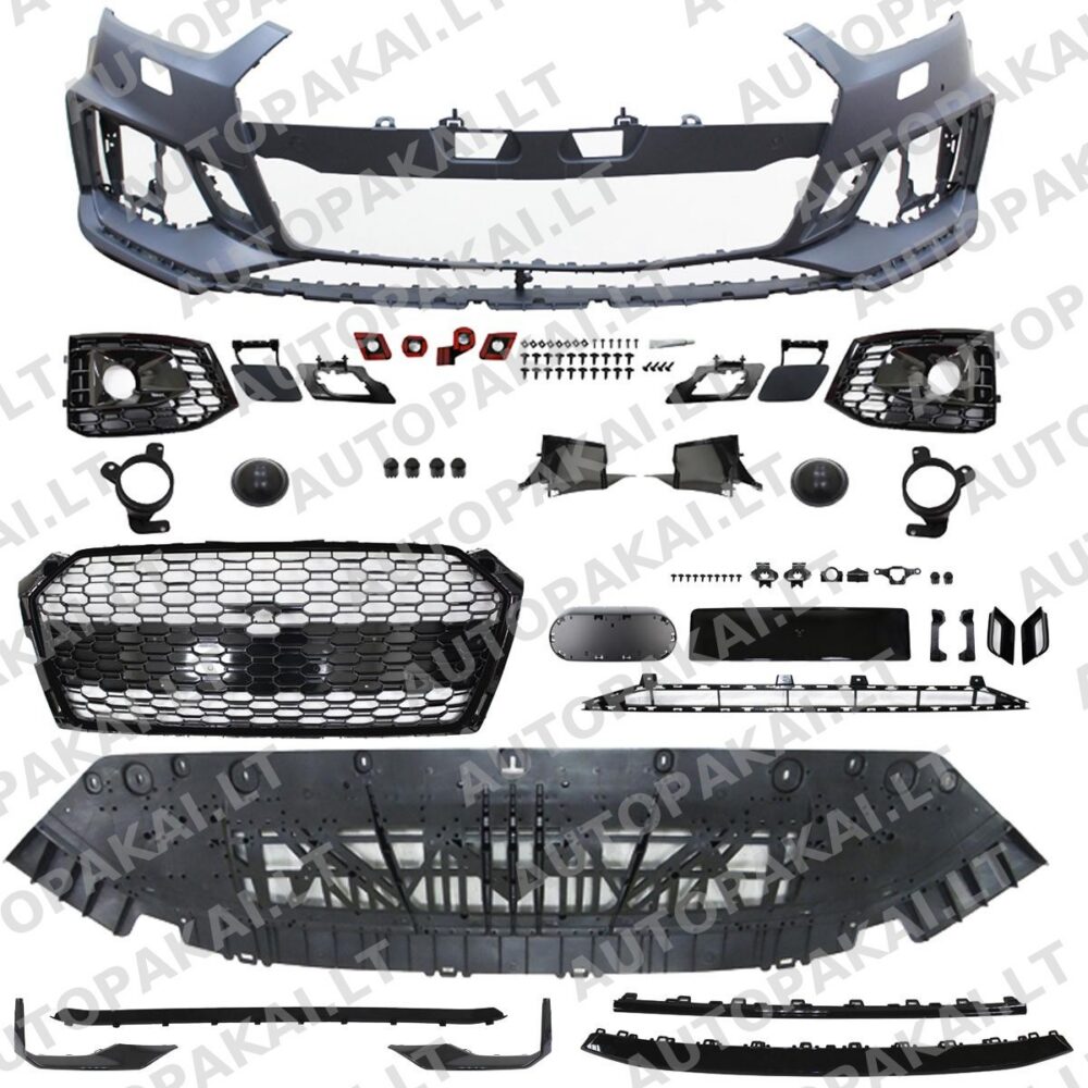 Front Bumper With Grille PDC SRA suitable for AUDI A5 F5 Pre-Facelift 15-19