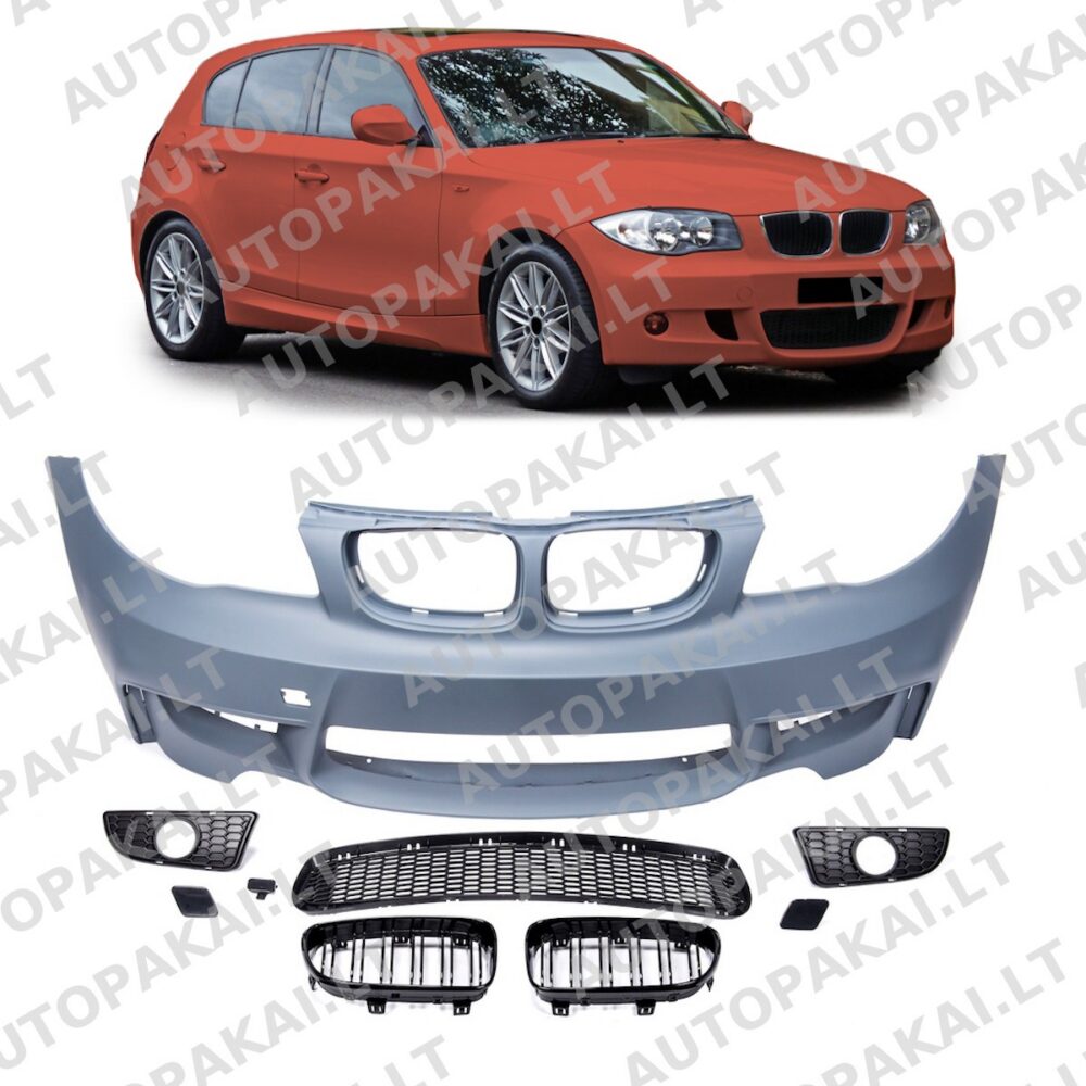 Bumper Front for BMW 1 (E81,E87,E88) Convertible 1 (E82) Coupe 2004-2013