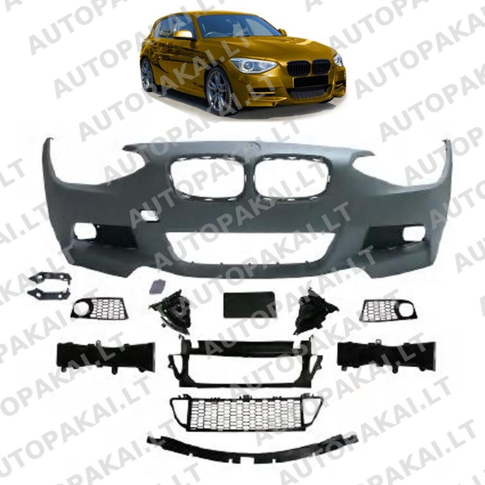 Bumper Front for BMW 1 (F20, F21) Hatchback Pre-Facelift 2011-2015