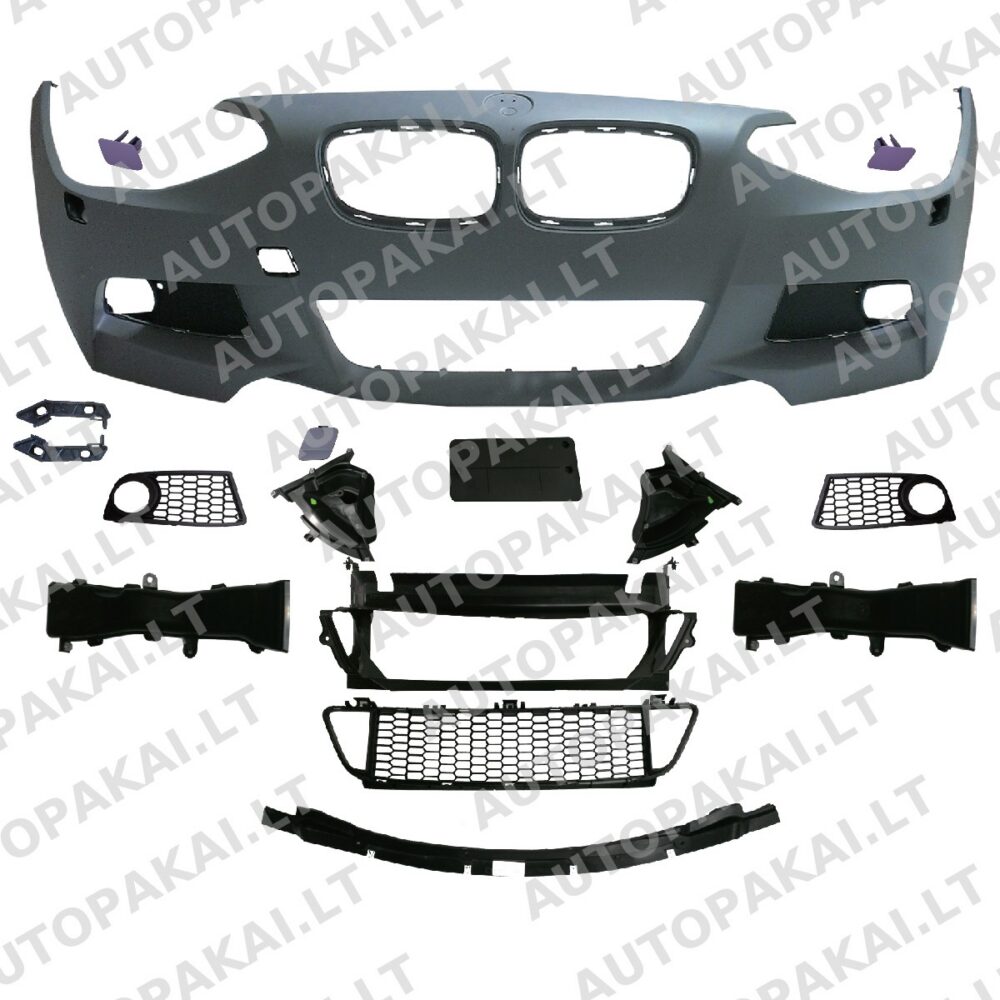 Bumper Front SRA for BMW 1 (F20, F21) Hatchback Pre-Facelift 2011-2015