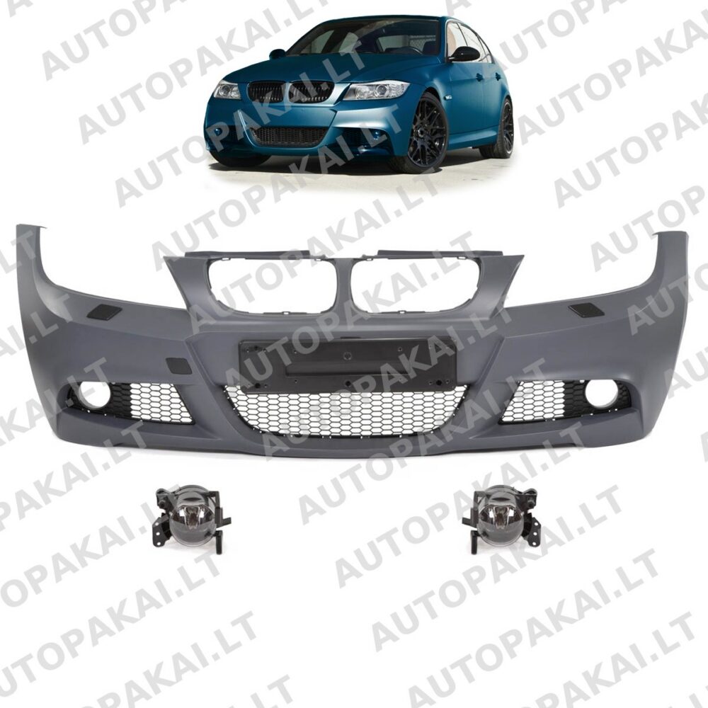 Bumper Front SRA Fog Lights for BMW 3 (E90,E91) Facelift 2008-2011