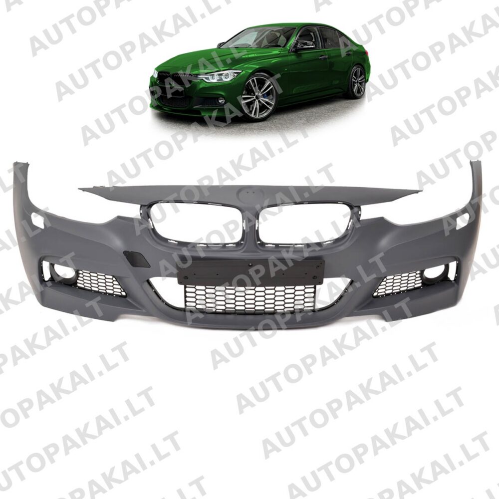 Front Bumper without PDC suitable for BMW 3 F30, F31 Sedan Touring 12-18