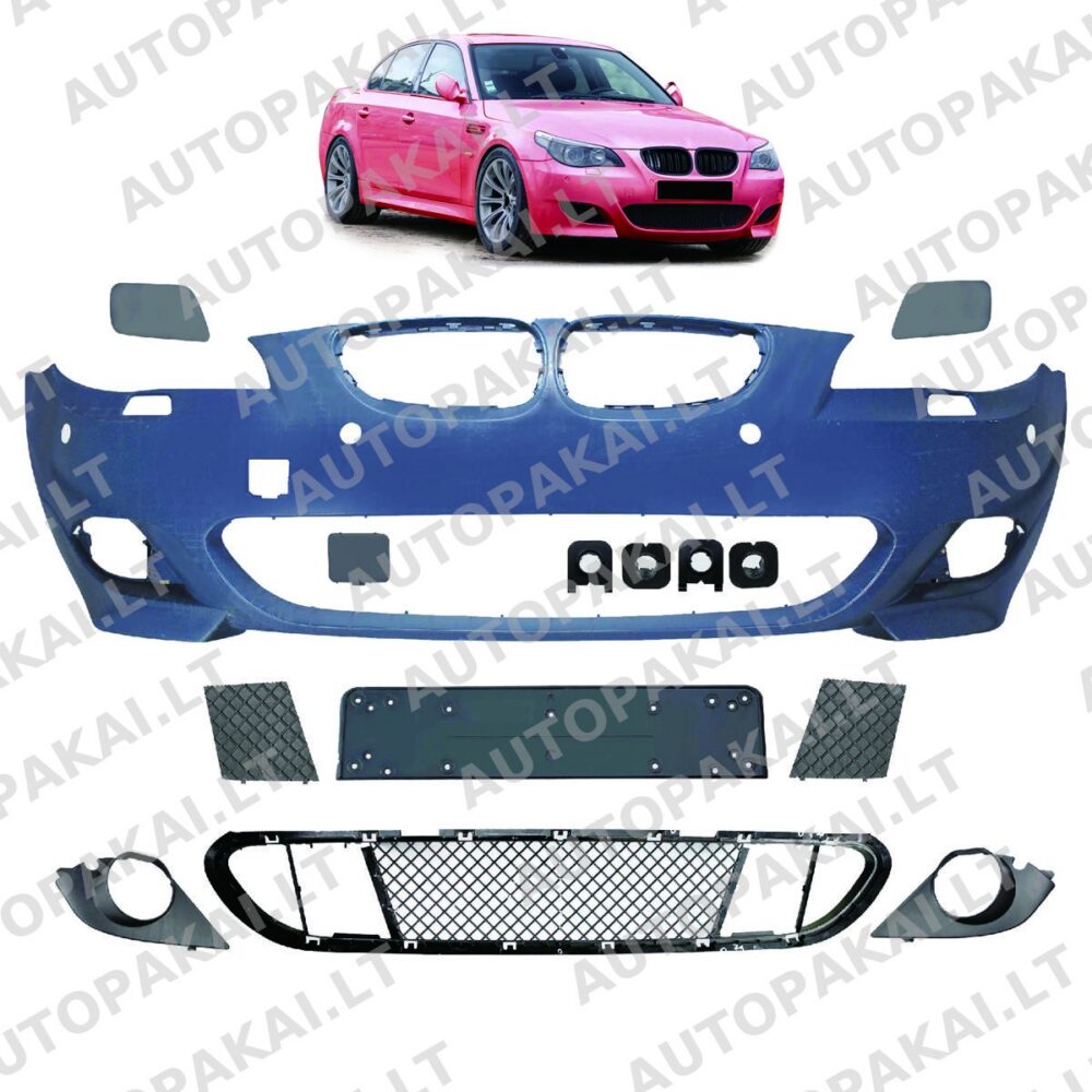 Front Bumper PDC SRA suitable for BMW 5 E60, E61 Sedan Touring 03-07