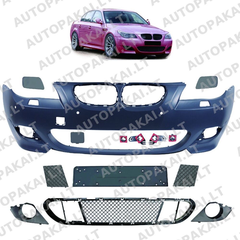 Front Bumper PDC SRA suitable for BMW 5 E60, E61 Sedan Touring 07-10