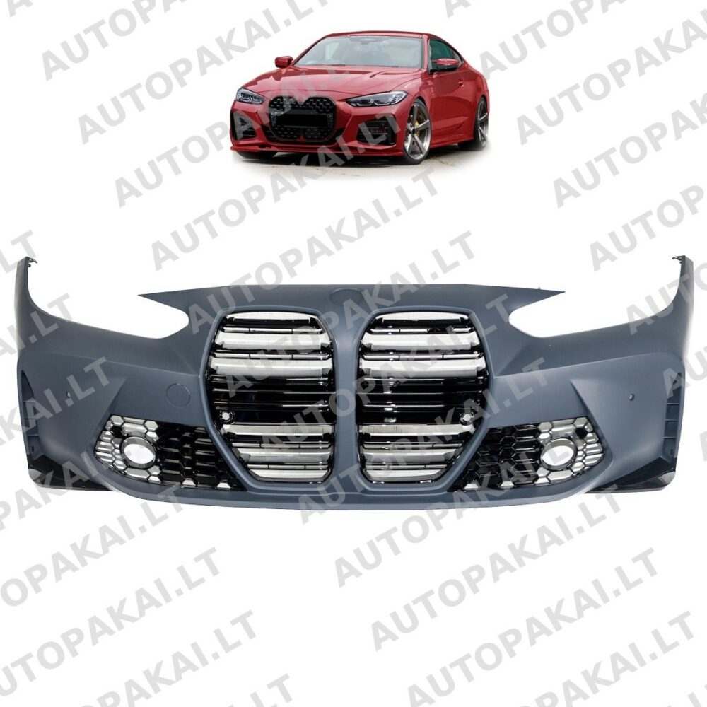 Front Bumper With PDC + SRA suitable for BMW 4 G22, G23 Coupe Cabrio 20-
