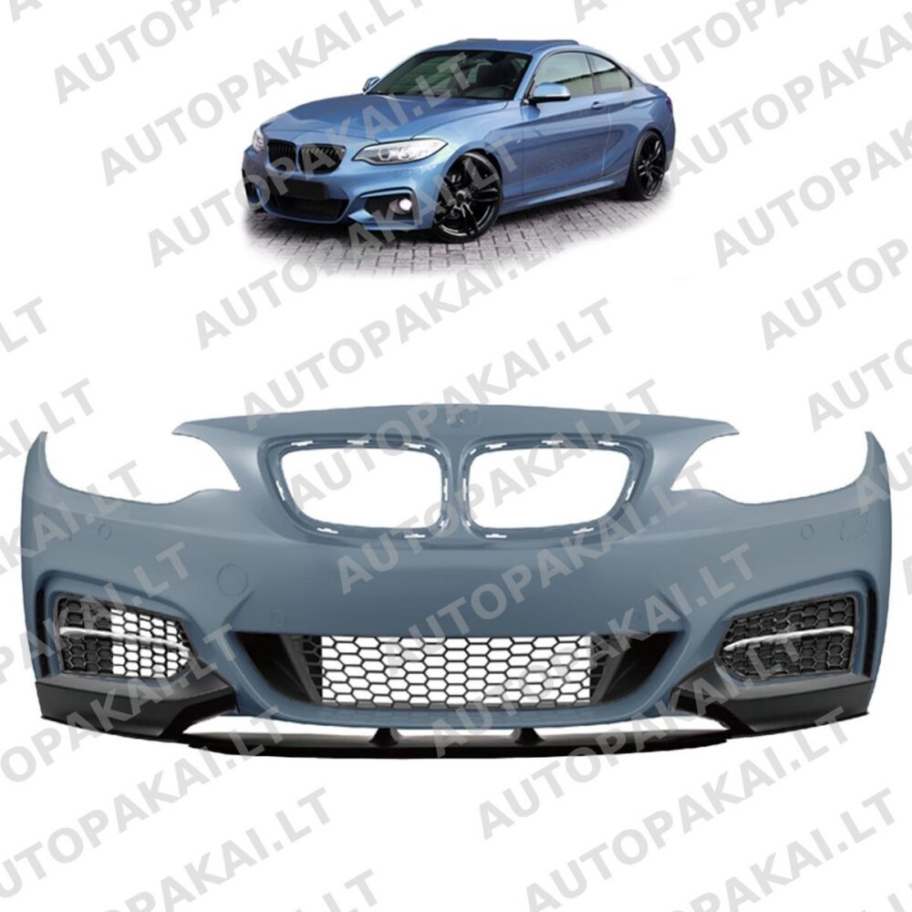 Front Bumper PDC SRA Spoiler fit for BMW F22,F23 Coupe Cabrio 13-20