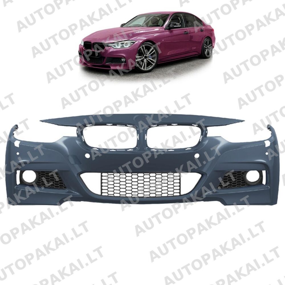 Priekinis bamperis PDC SRA tinka BMW 3 F30, F31 Sedan Touring 12-18